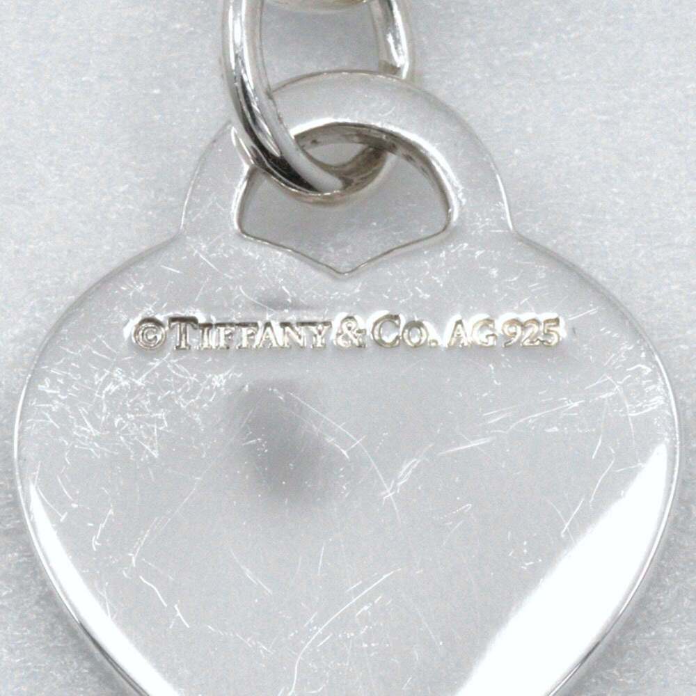 TIFFANY Authentic Silver Heart Charm Bracelet - Picture 5 of 9